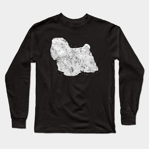 Maltese dog Long Sleeve T-Shirt by Yahya Art